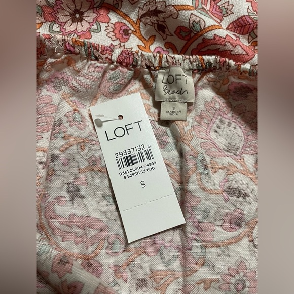 LOFT,Loft beach, knee-length dress,beautiful,size S - Picture 6 of 7